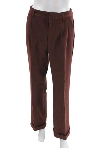 Paige Black Label Womens Dress Pants Brown 75% Polyester Size 2
