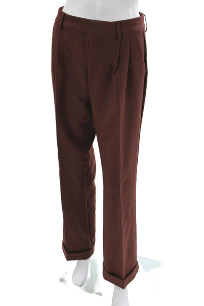 Paige Black Label Womens Dress Pants Brown 75% Polyester Size 2