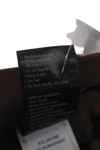 Paige Black Label Womens Dress Pants Brown 75% Polyester Size 2