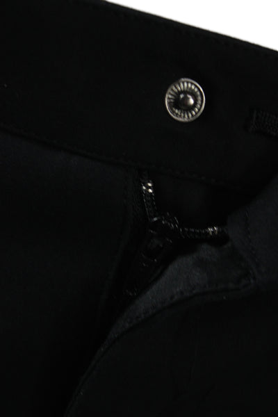 Club Monaco Women Ankle Pants Black 65% Cotton Button Inseam 26 Size 2