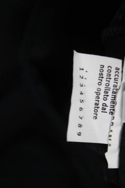 Dolce & Gabbana Womens Black Dress Pants Button Classic Size 38