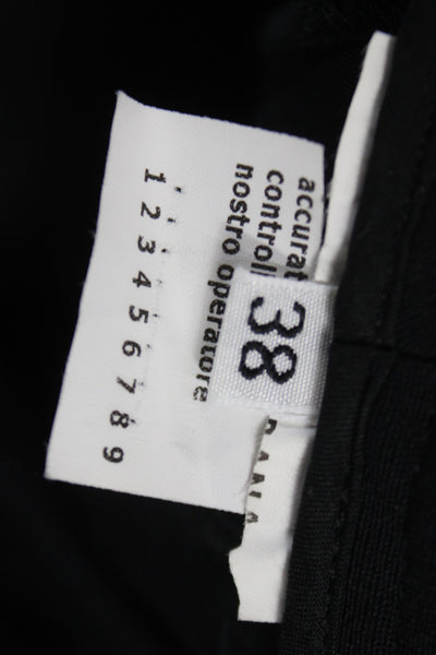 Dolce & Gabbana Womens Black Dress Pants Button Classic Size 38