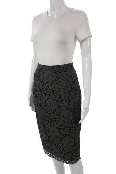 Les Copains Women Sheath Set Gray Boat Neck 3/4 Sleeve Size 38