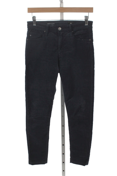 AG Adriano Goldschmied Womens Skinny Jeans Black Cotton Size 26