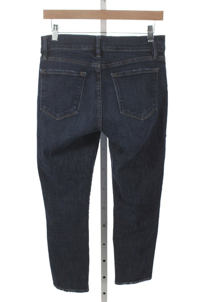 Frame Womens Cropped Blue High Rise Jeans Size 26