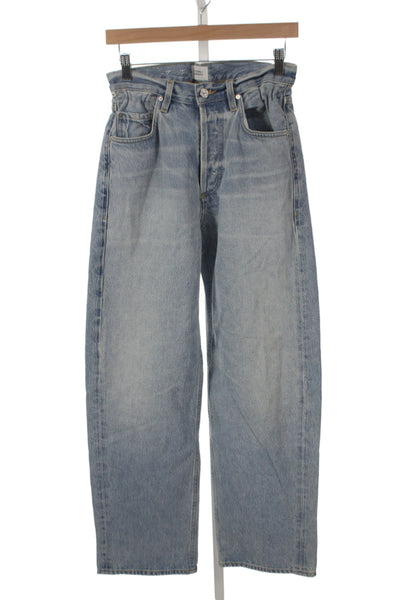 Citizens of Humanity Women Paperbag High Rise Blue Cotton Jeans Size 23