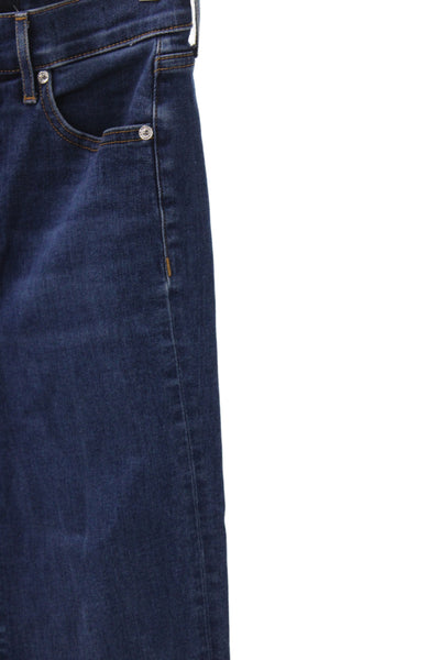 Veronica Beard Womens Flared Blue Jeans Mid Rise Size 26