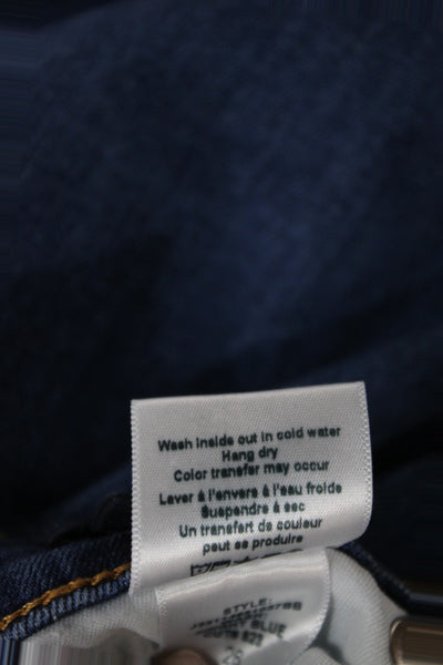 Veronica Beard Womens Flared Blue Jeans Mid Rise Size 26