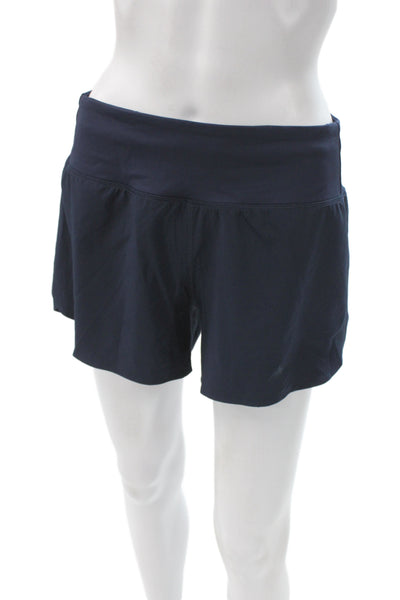 Lululemon Womens Athletic Black Shorts Zip Closure Size M