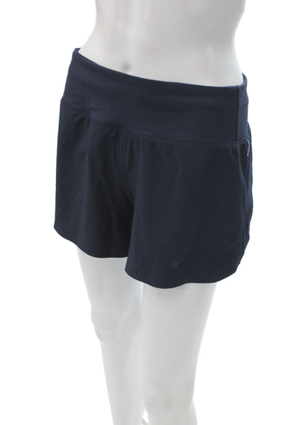 Lululemon Womens Athletic Black Shorts Zip Closure Size M