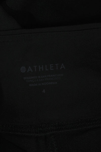 Athleta Women Dress Pants Black Inseam 28 Size 4