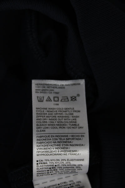 Athleta Womens Blue Sweatpants Nylon Pull On Athleisure Size S