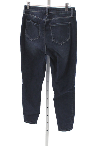 L'Agence Womens Skinny Blue Jeans Cotton Blend Size 27