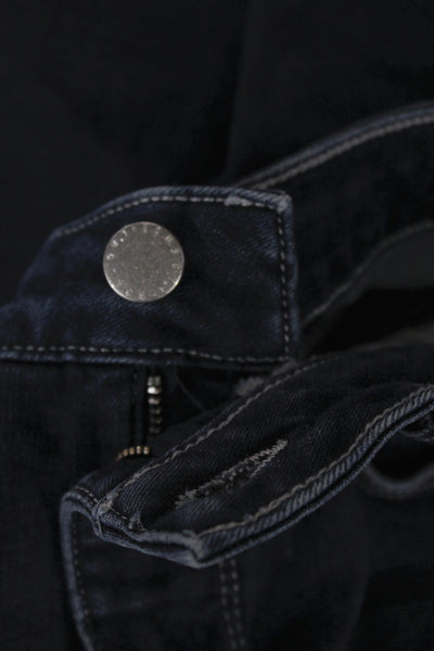 L'Agence Womens Skinny Blue Jeans Cotton Blend Size 27