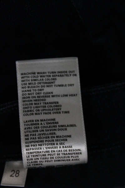 L'Agence Womens Skinny Blue Jeans Cotton Blend Mid Rise Size 28