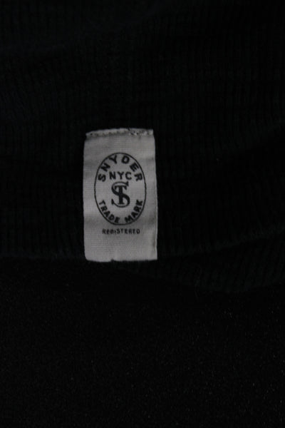 Todd Snyder Mens Basic Black Cotton Crew Neck Long Sleeve T-Shirt Size M