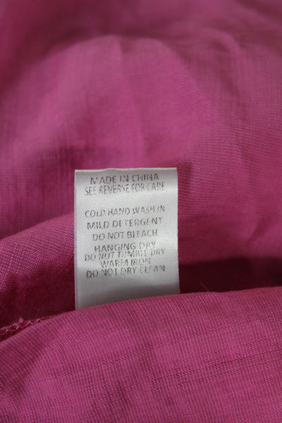 We're All Pretty Girls Womens Maxi Dress Pink Square Neck Sleeveless Size L