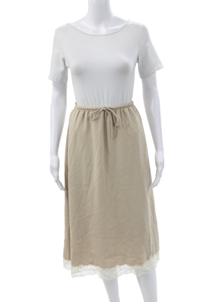 Privacy Please Womens White Striped Cotton Mini Skirt Set Boho Size 2XS