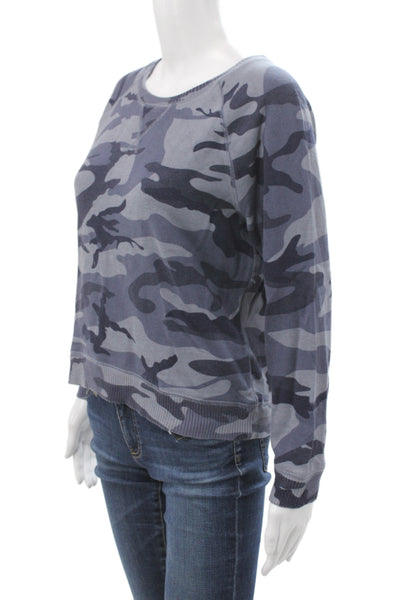 Rails Womens Basic Camo Crew Neck Pullover Sweatshirt Size XS