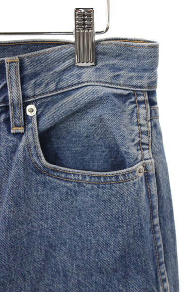 Slvrlake Womens Straight Jeans Blue High Rise Cotton Size 27