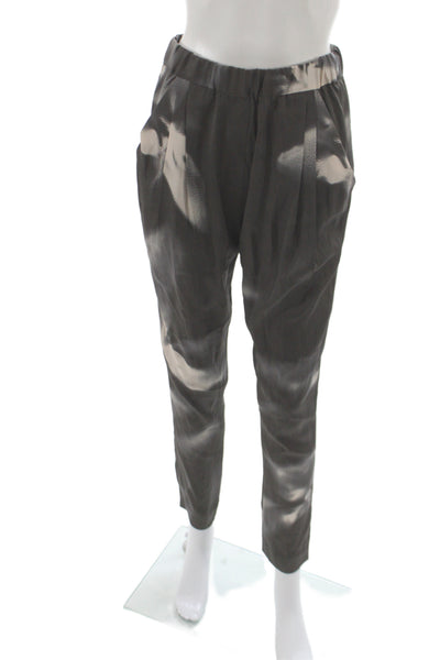 3.1 Phillip Lim Womens Ankle Gray Silk Pants Size 0