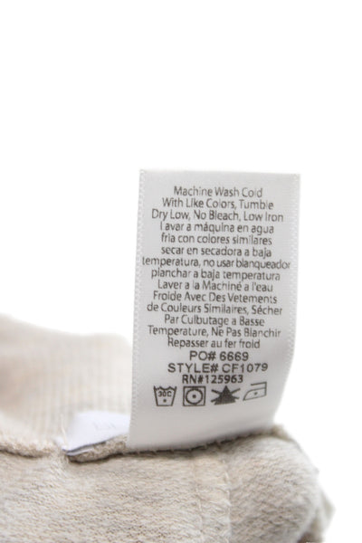 Beyond Yoga Womens Ribbed High Waisted Jogger Yoga Pants Beige Size XS