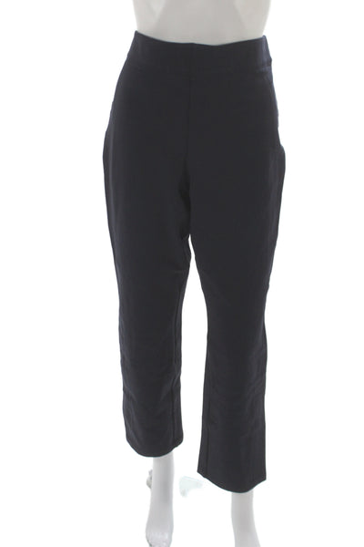 Spanx Womens Ankle Pants Black Pull On Size L
