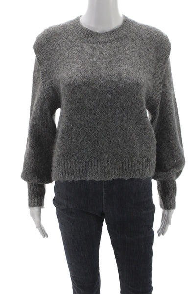 Treasure & Bond Womens Gray Crew Neck Pullover Sweater Size XS