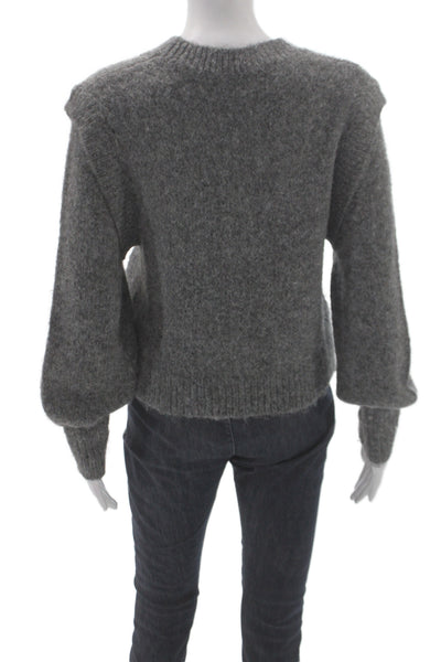 Treasure & Bond Womens Gray Crew Neck Pullover Sweater Size XS