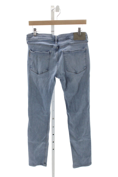 Paige Black Label Mens Straight Jeans Blue Cotton Size 31