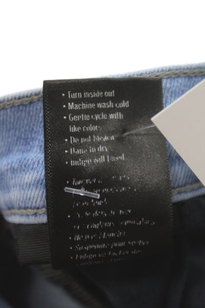 Paige Black Label Mens Straight Jeans Blue Cotton Size 31