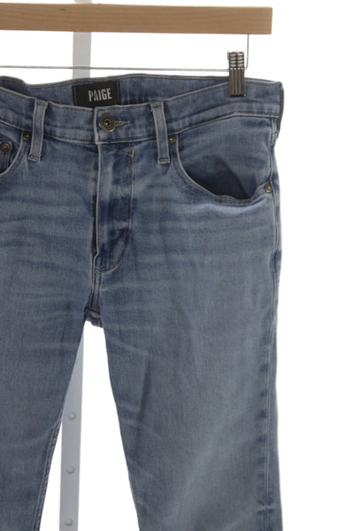 Paige Black Label Mens Slim Jeans Blue Cotton Inseam 30 Size 31