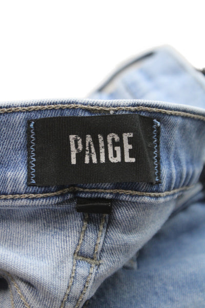 Paige Black Label Mens Slim Jeans Blue Cotton Inseam 30 Size 31