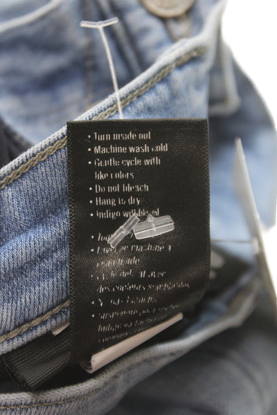Paige Black Label Mens Straight Blue Cotton Jeans Size 31
