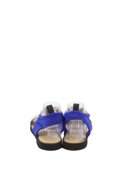 MM6 Maison Margiela Womens Leather Slip On Open Toe Sandals Shoes Beige Sz 10.5