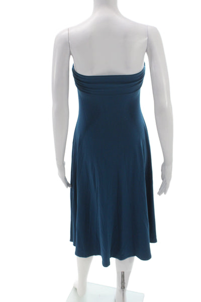 Susana Monaco Womens A-Line Blue Sleeveless Sweetheart Mini Dress Size XS