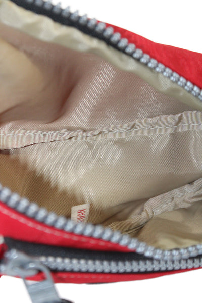 Kipling Womens Nylon Zip Fanny Belt Bag Bright Red