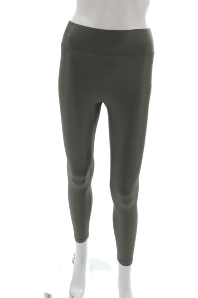 All Access Women Green Athleisure Ankle Leggings Polyamide Size S