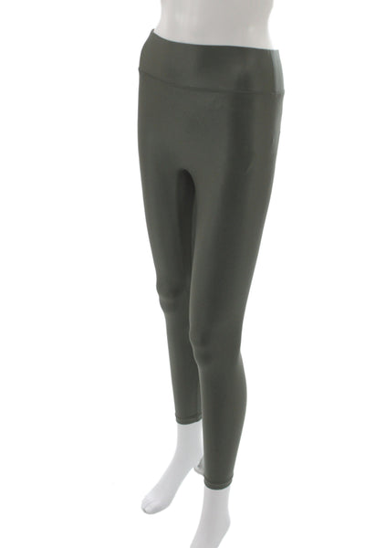 All Access Women Green Athleisure Ankle Leggings Polyamide Size S