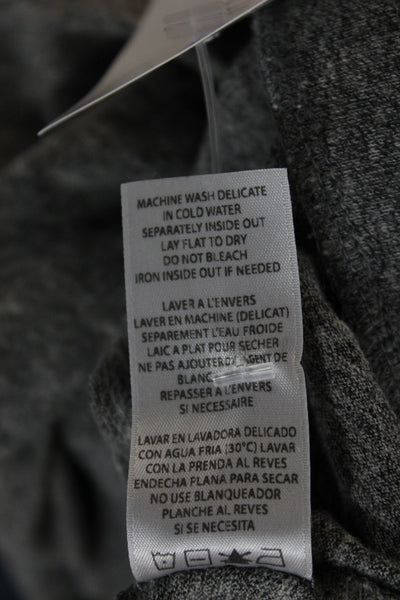 Philanthropy Women Tank Dress Gray Mock Neck Sleeveless Knee Length Size S