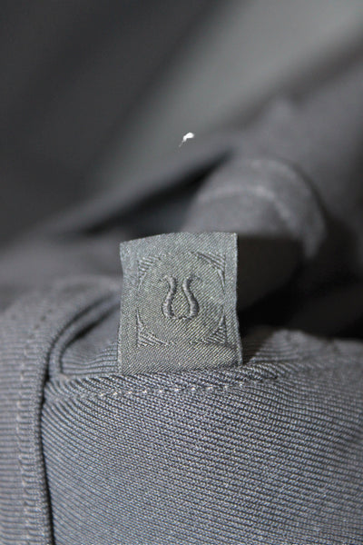 Lululemon Mens Ankle Pants Black Nylon Button Athleisure Size 30