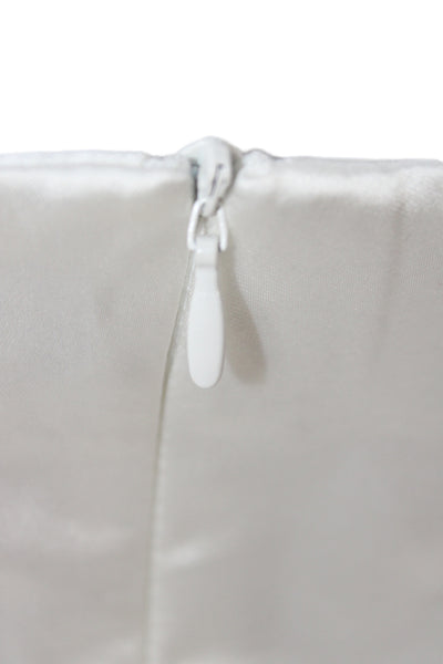 Zara Women Basic Off Shoulder Cotton Sleeveless Blouse White Size M