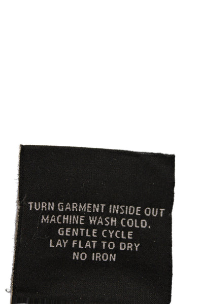 Hudson Women Straight Pencil Black Skirt Button 70% Lyocell Short Size 26