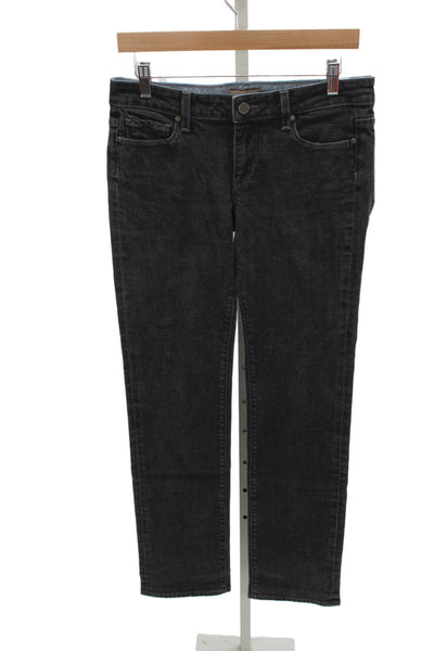 Paige Women Black Straight High Rise Jeans Size 29