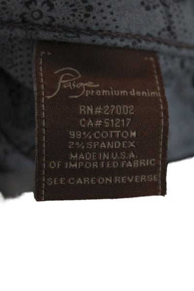 Paige Women Black Straight High Rise Jeans Size 29