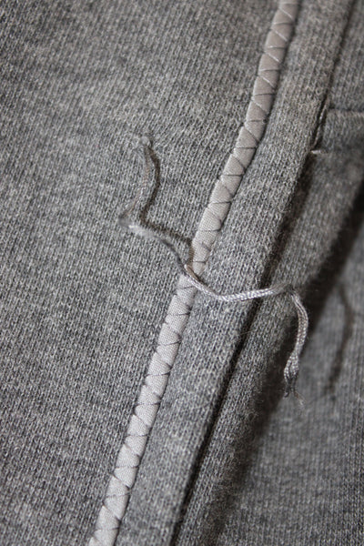 Rebecca Taylor Women Pea Coat Gray Cotton Button Long Sleeve Size 6