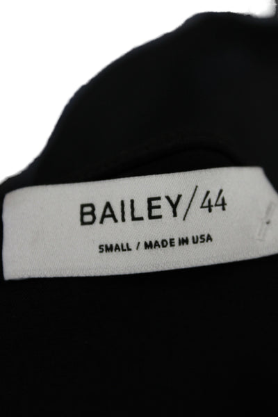 Bailey 44 Womens Jersey Tank Black V-Neck Sleeveless Solid Polyester Size S