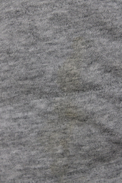 Eileen Fisher Womens Basic Gray Pullover Tee Longsleeve Size L