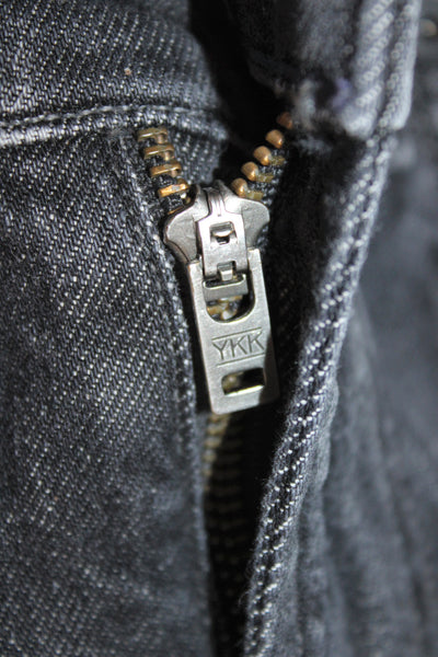 7 For All Mankind Mens Straight Black Cotton Jeans Size 32