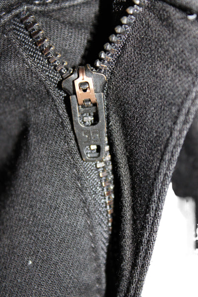 Joes Jeans Mens Straight Black Cotton Blend Jeans Size 31